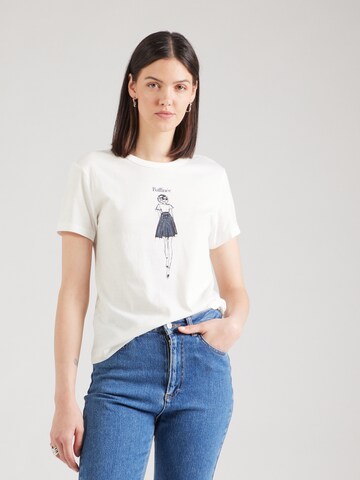 JDY T-shirt 'JDYMichigan' i vit: framsida
