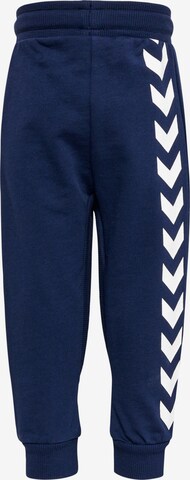 Hummel Tapered Broek in Blauw