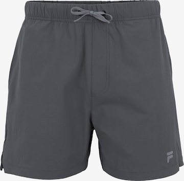 FILA Regular Sportshorts in Schwarz: predná strana