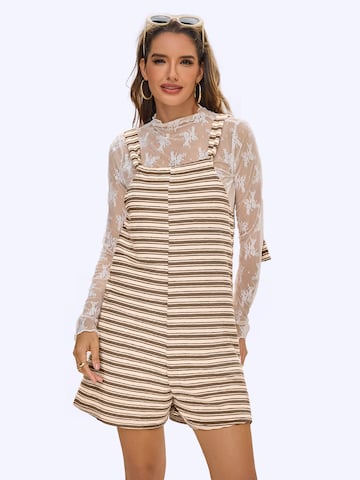 Imily Bela Regular Dungarees in Brown: front