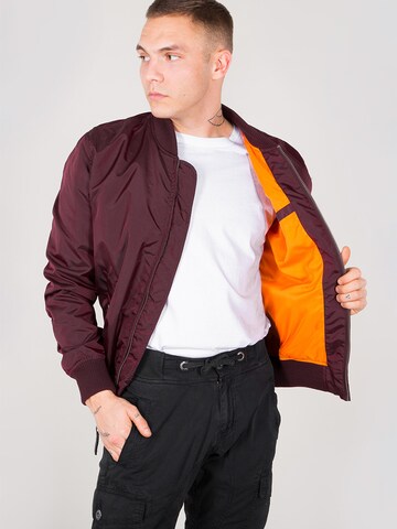 Veste mi-saison 'MA-1 TT' ALPHA INDUSTRIES en rouge