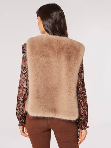 Apricot Vest in Brown