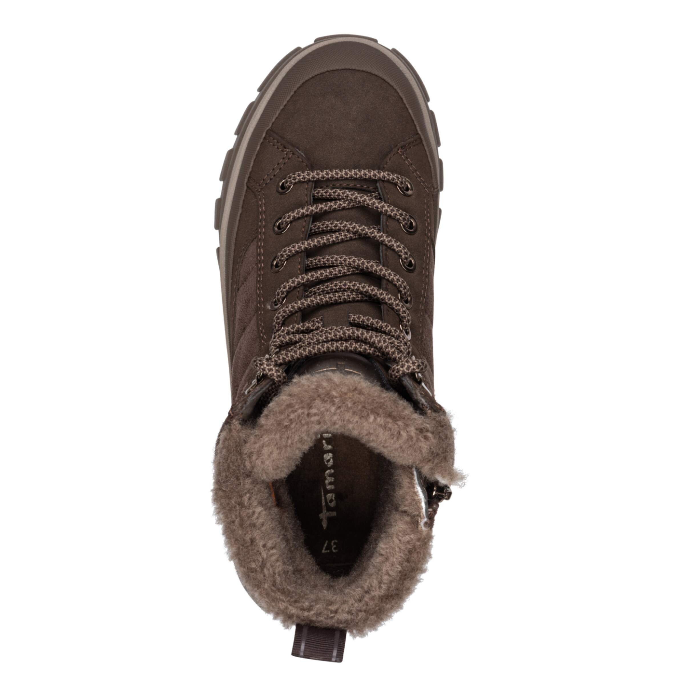 Tamaris Schnürstiefelette in Braun