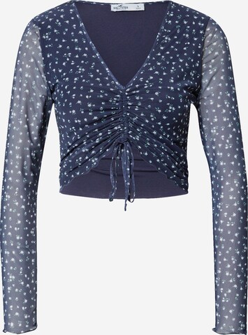 HOLLISTER - Blusa en azul: frente