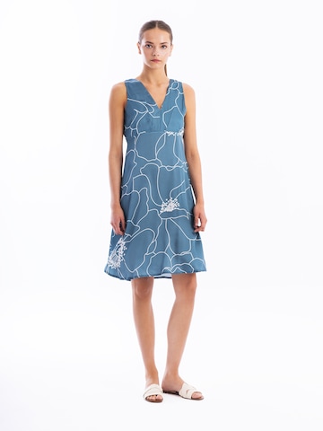 Robe Haris Cotton en bleu