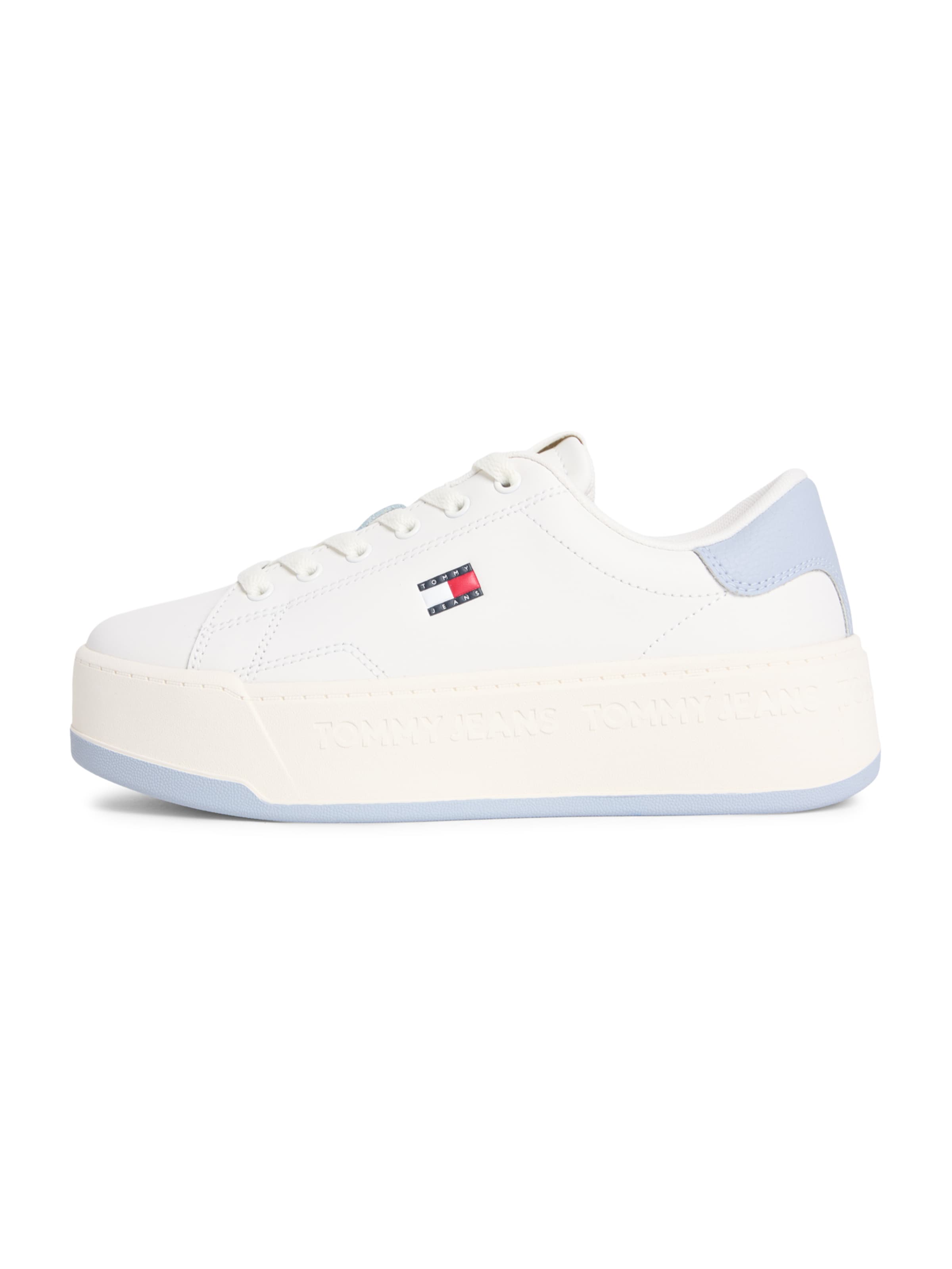 Tommy Jeans Sneakers laag in Beige: voorkant