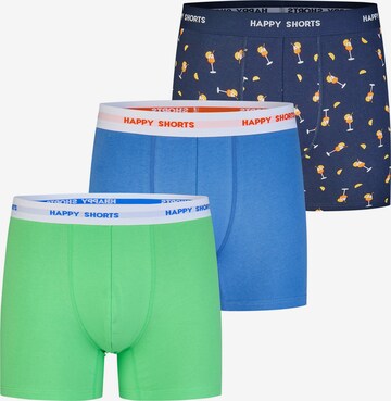 Happy Shorts Boxershorts ' Jersey ' in Blauw: voorkant