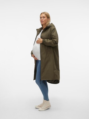 Vero Moda Maternity Between-Seasons Coat 'FIESTALOA' in Green