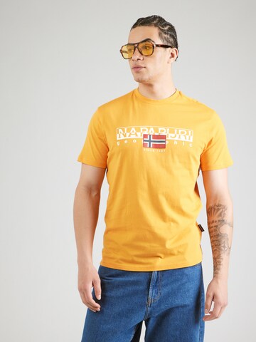 T-Shirt 'S-AYLMER' NAPAPIJRI en jaune : devant