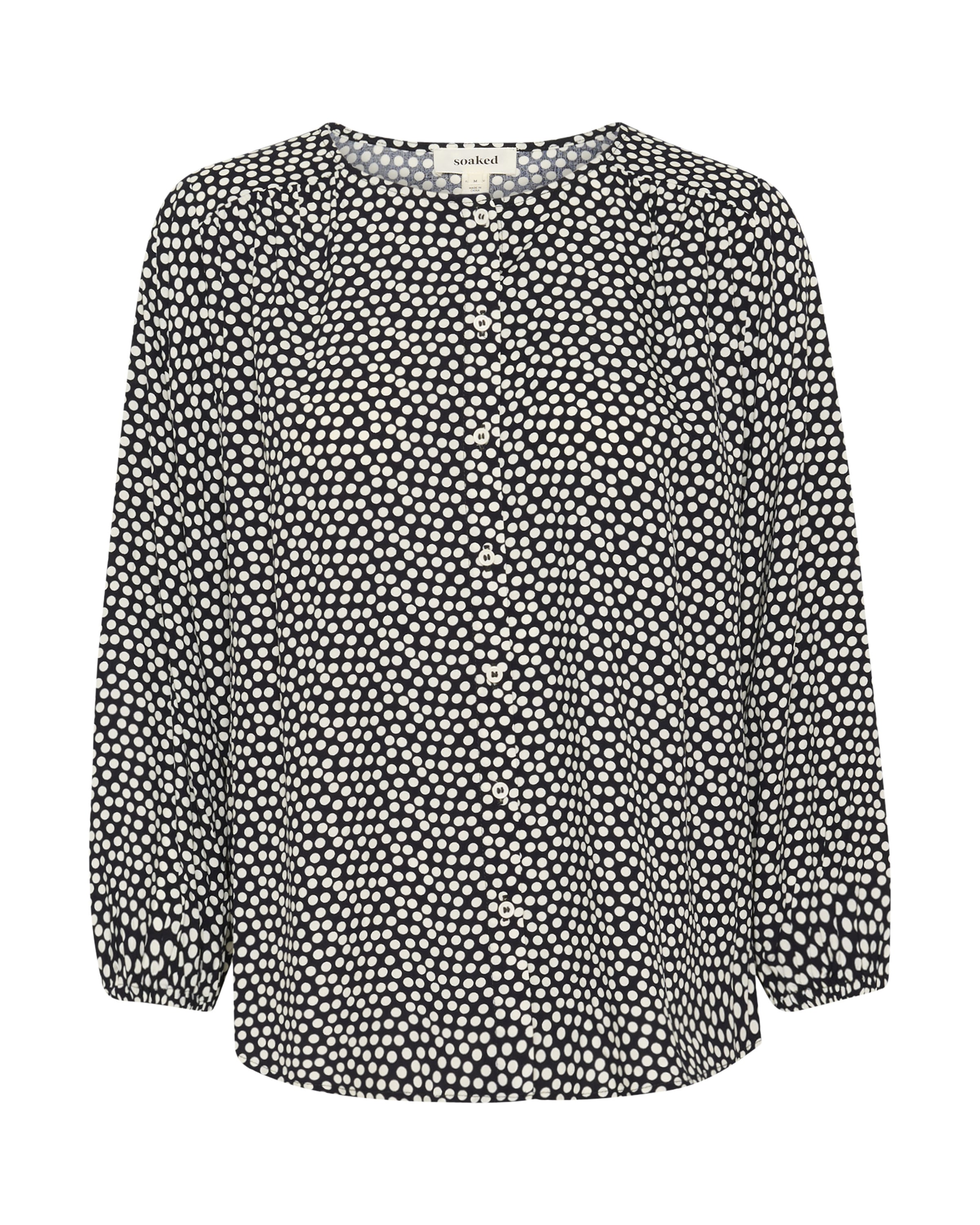 Chemisier 'SLArjana Leodora' SOAKED IN LUXURY en bleu : devant
