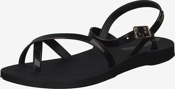 Ipanema T-Bar Sandals 'Fashion VIII' in Black: front
