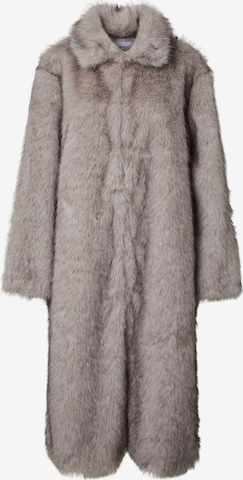 Manteau d’hiver 'PCJILLA' PIECES en gris : devant