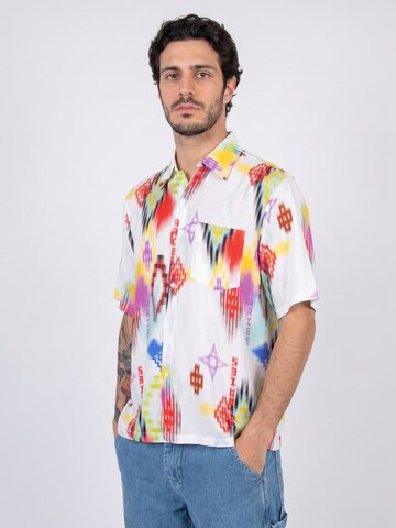 Fit confort Chemise 'Ikat' aries en mélange de couleurs