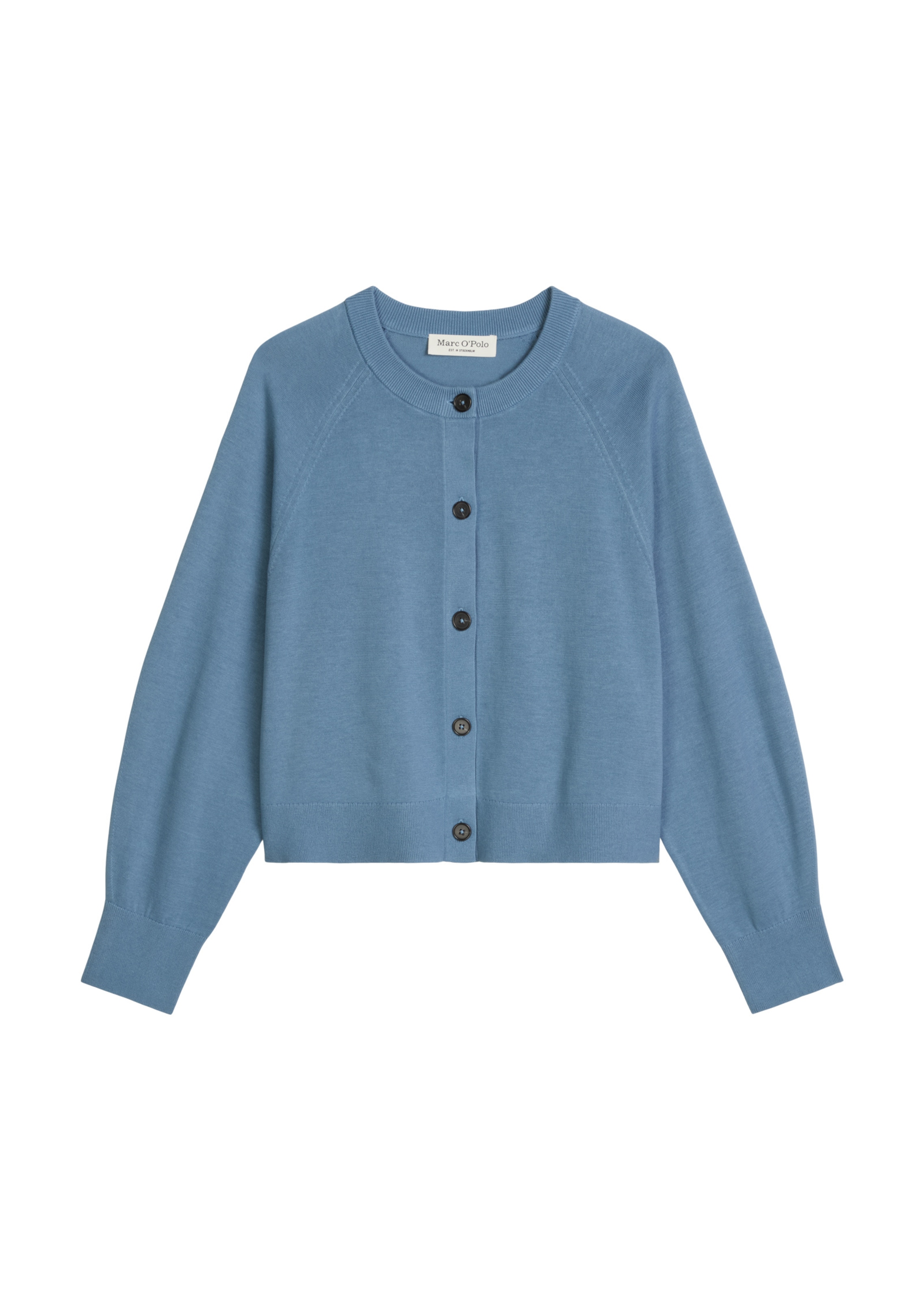 Marc O'Polo Strickjacke in Blau: Vorderseite