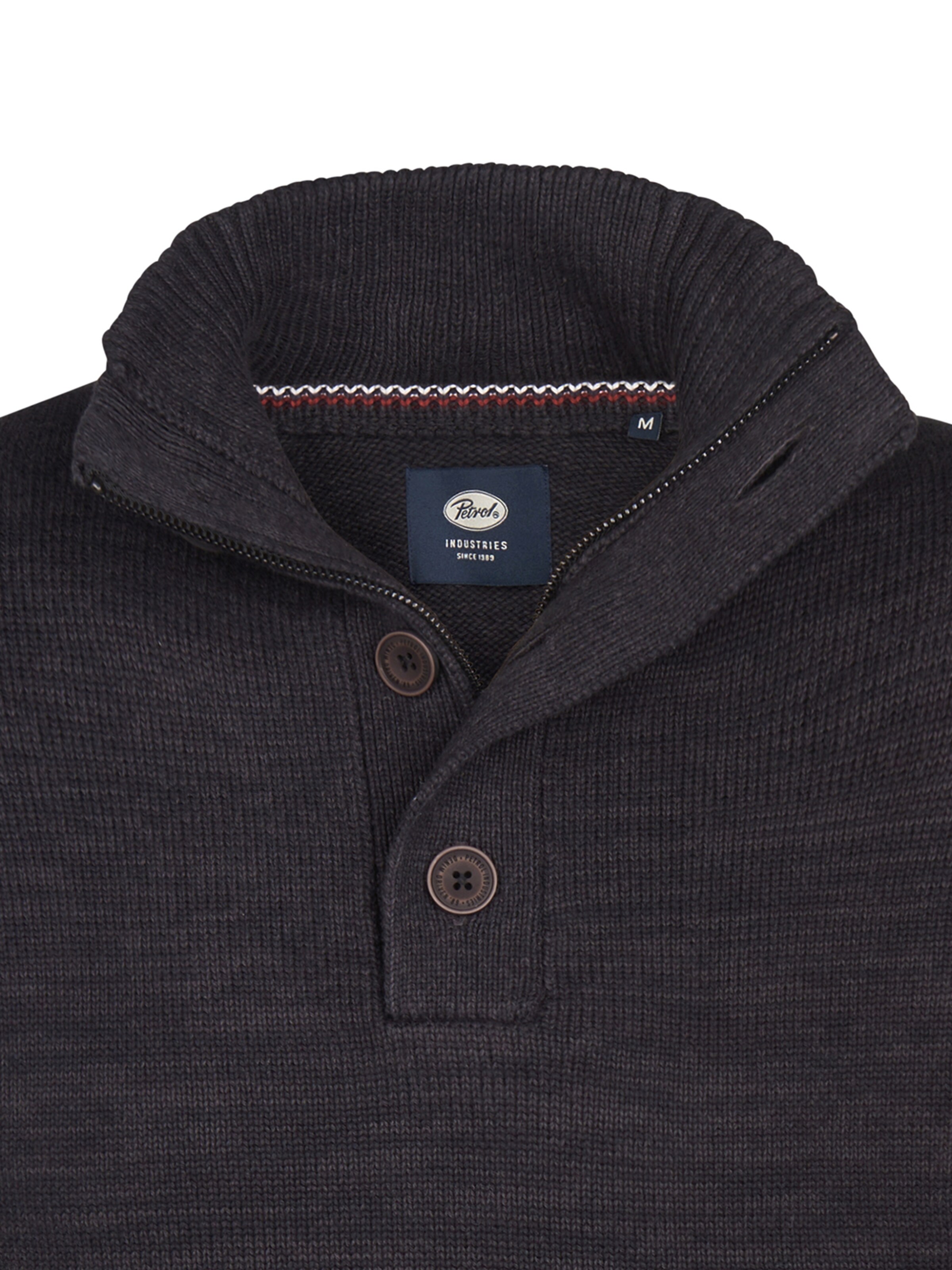 Petrol Industries Sweater in Black