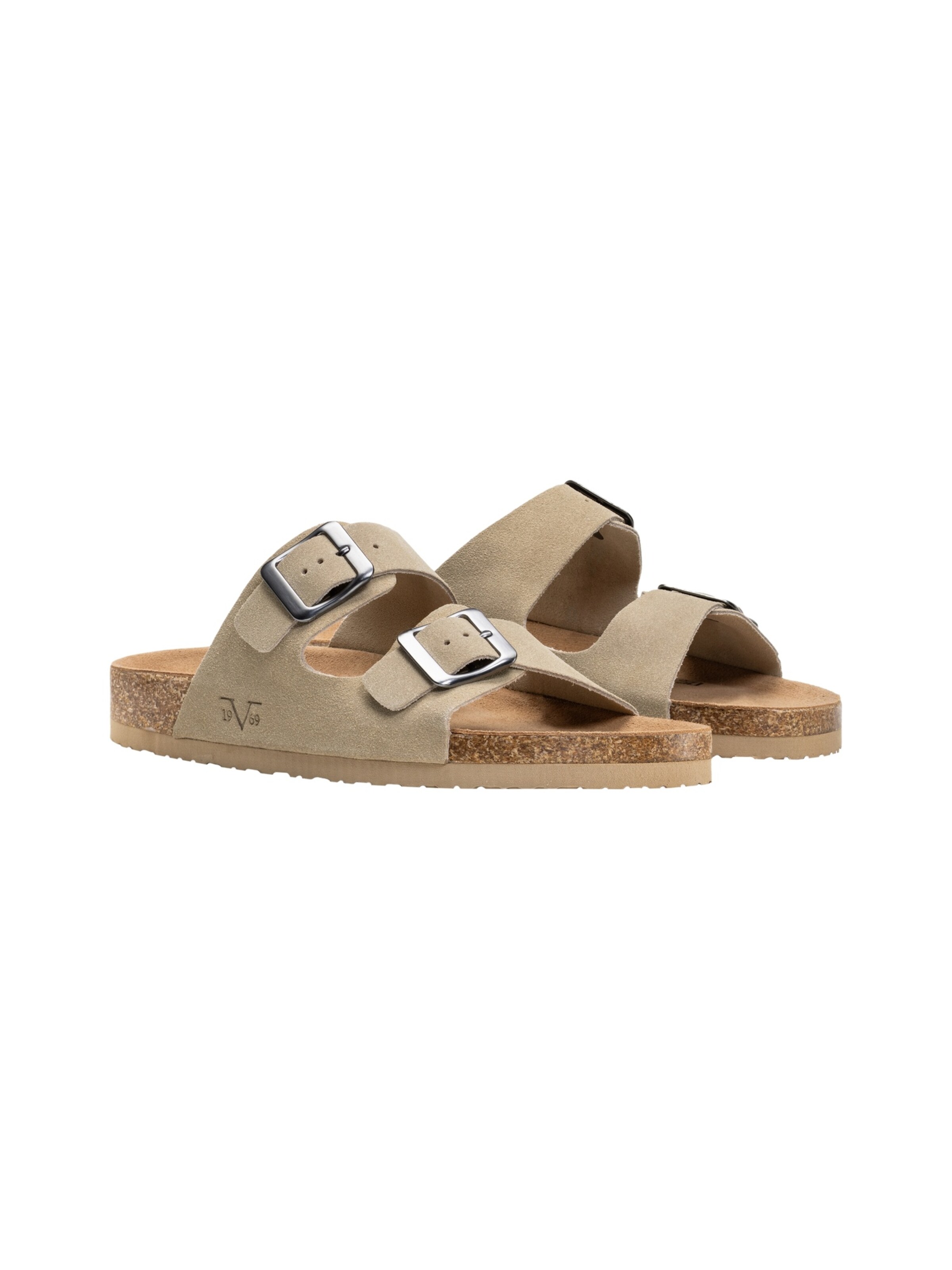 19V69 ITALIA Sandal ' SASSUOLO SUEDE ' in Beige
