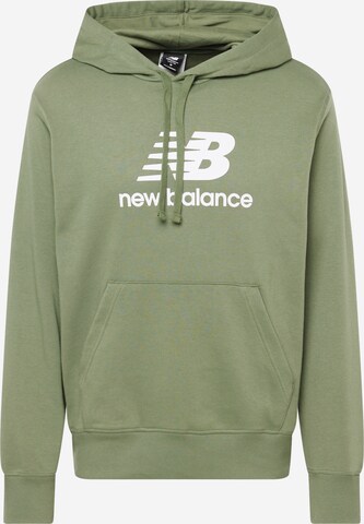 new balance Sweatshirt 'Essential' in Groen: voorkant