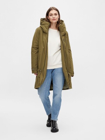 Parka mi-saison 'Tikka' MAMALICIOUS en vert