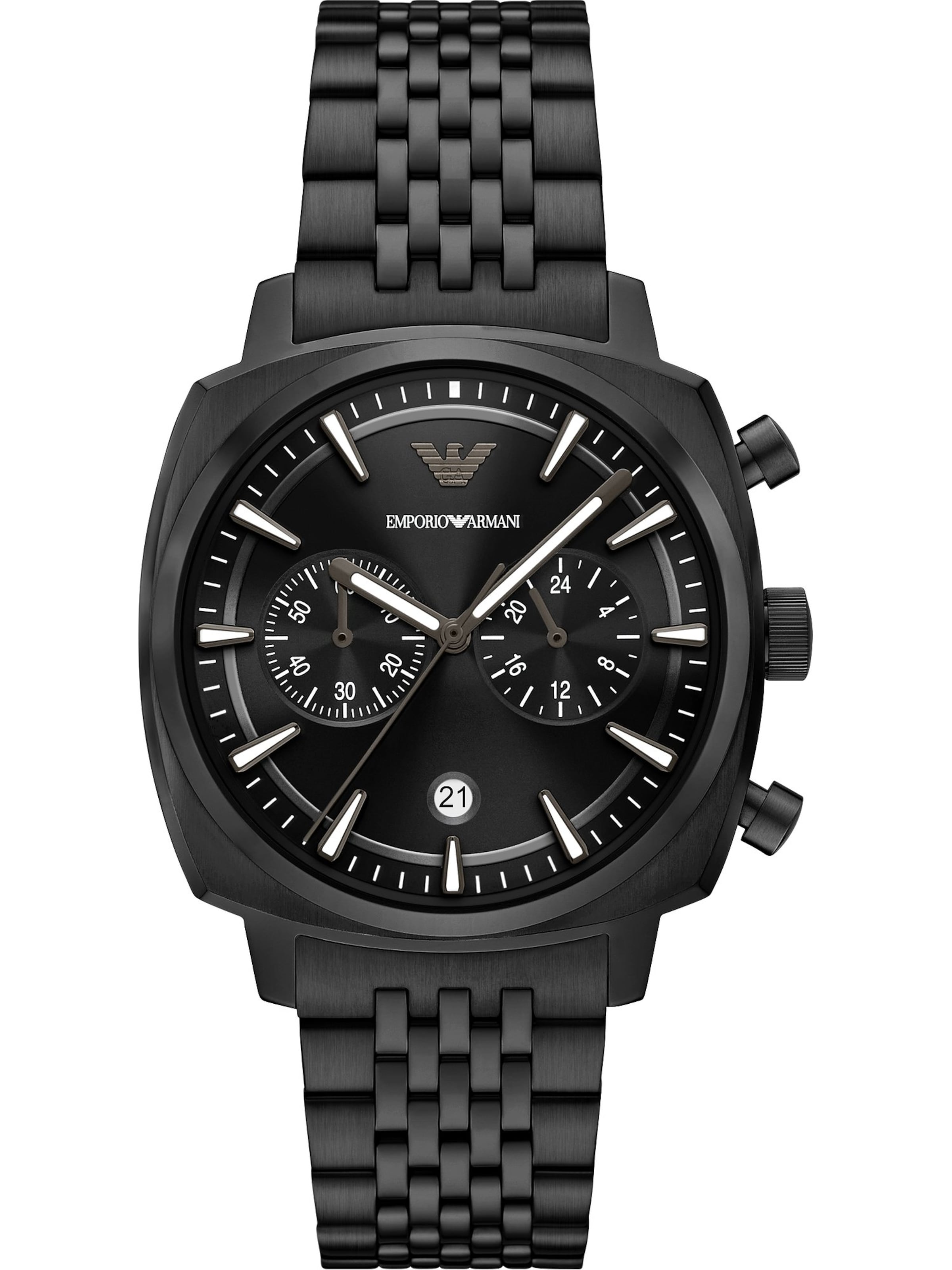 Emporio Armani Uhr in Schwarz