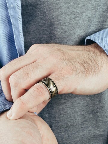 Akitsune Ring 'Orbis' in Brown