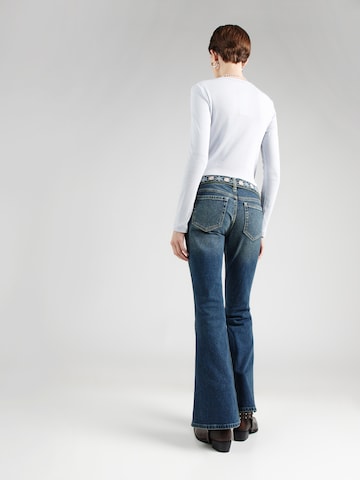 HOLLISTERFlared/zvonoliki kroj Traperice 'SANTA MONICA' - plava boja