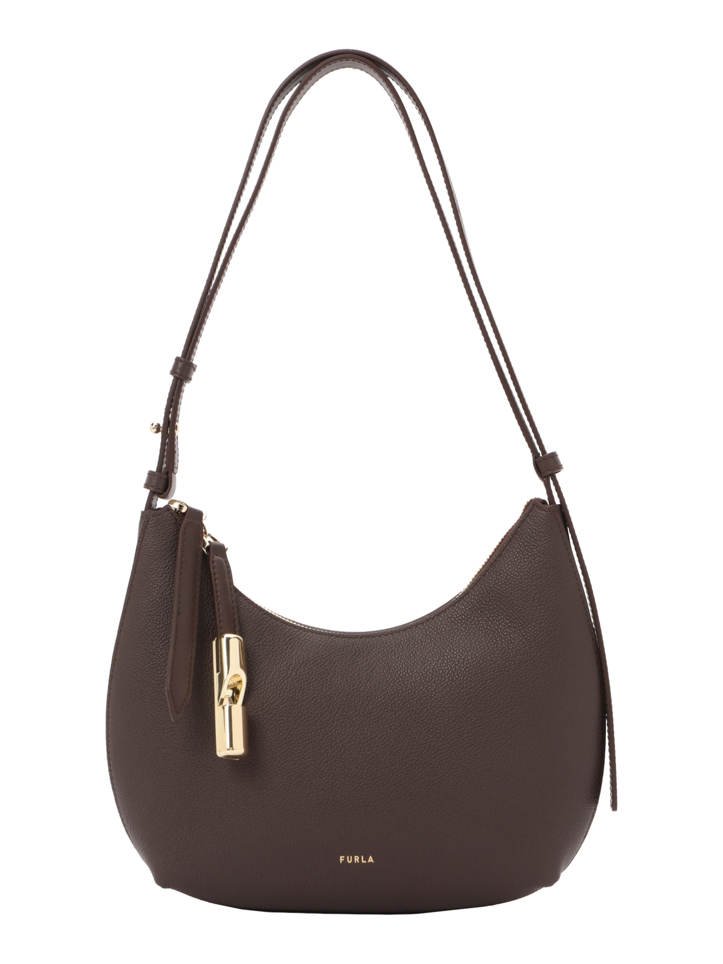 FURLA Shoulder bag 'GOCCIA' in Chocolate, Item view