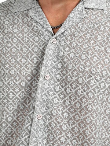Regular fit Camicia 'Leonel' di Campus Sutra in grigio