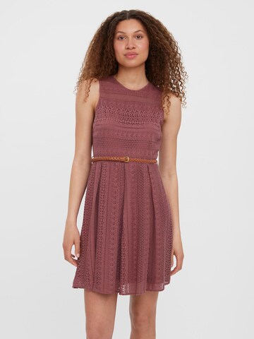 VERO MODA Dress 'HONEY' in Brown: front