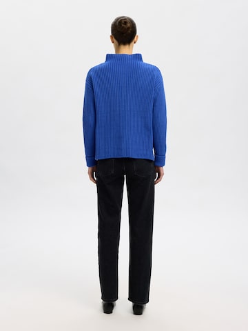 SELECTED Pullover 'SLFSELMA SUS' i blå