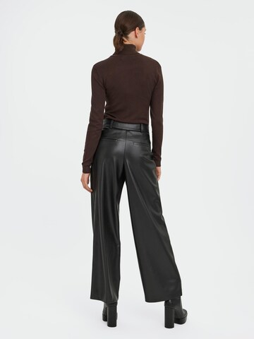 Wide Leg Pantalon 'OLIVIA' VERO MODA en noir