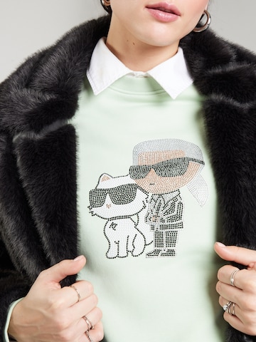 Karl Lagerfeld Sweatshirt 'IKON' in Groen