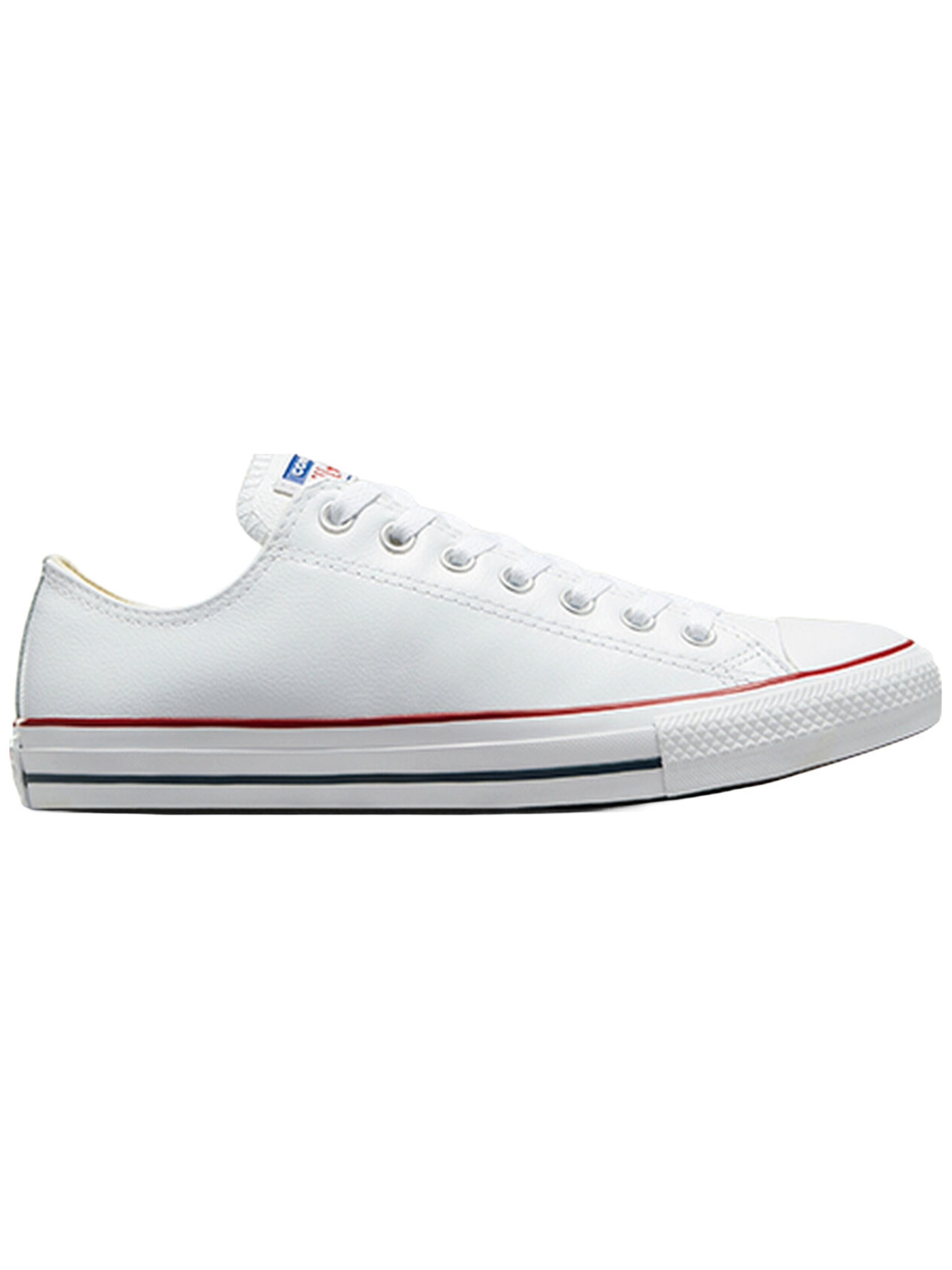 CONVERSE Platform trainers 'Converse Chuck Taylor Ox Leather' in White: front
