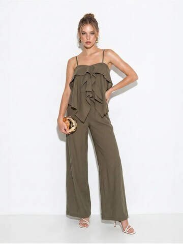 Bianco Lucci - Roupa de casa 'Zweiteiliges Set' em verde: frente