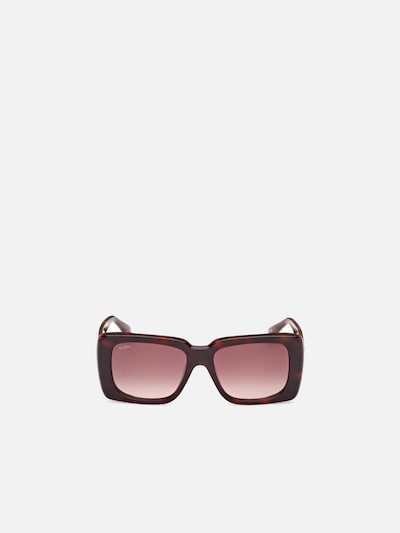 Max Mara Lunettes de soleil 'Maxmara MM0091 Dark havana 53/17/140 Women Sunglasses' en 53 en marron, Vue avec produit