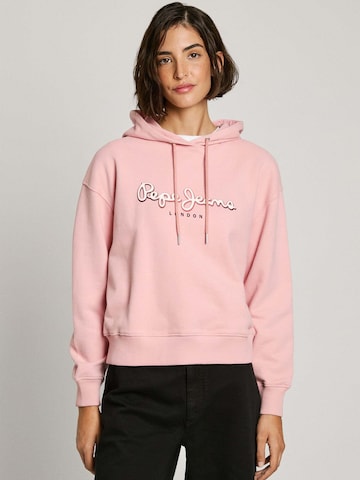 Pepe Jeans Sweatshirt 'Maddy' in Roze: voorkant