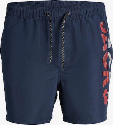 Shorts de bain 'Fiji' Jack & Jones Junior en bleu : devant