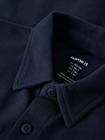 NAME IT - Ajuste regular Camisa en azul