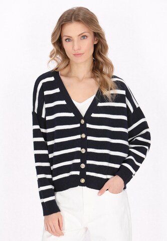 Cardigan 'Classic Look' DreiMaster Maritim en bleu : devant