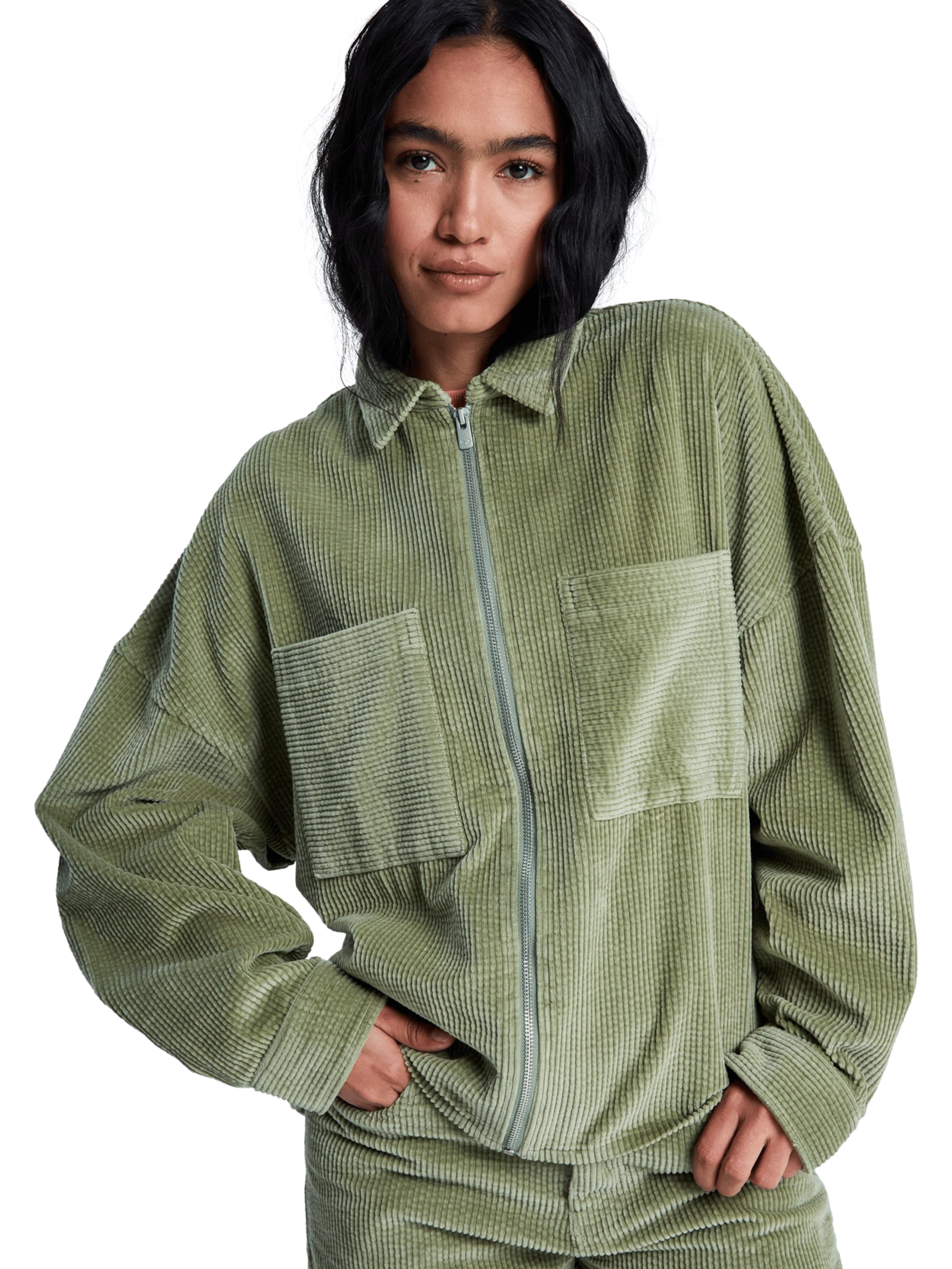 ROXY Between-Season Jacket 'Chilled Out' in Green: front