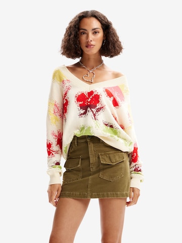 Desigual - Pullover em mistura de cores: frente