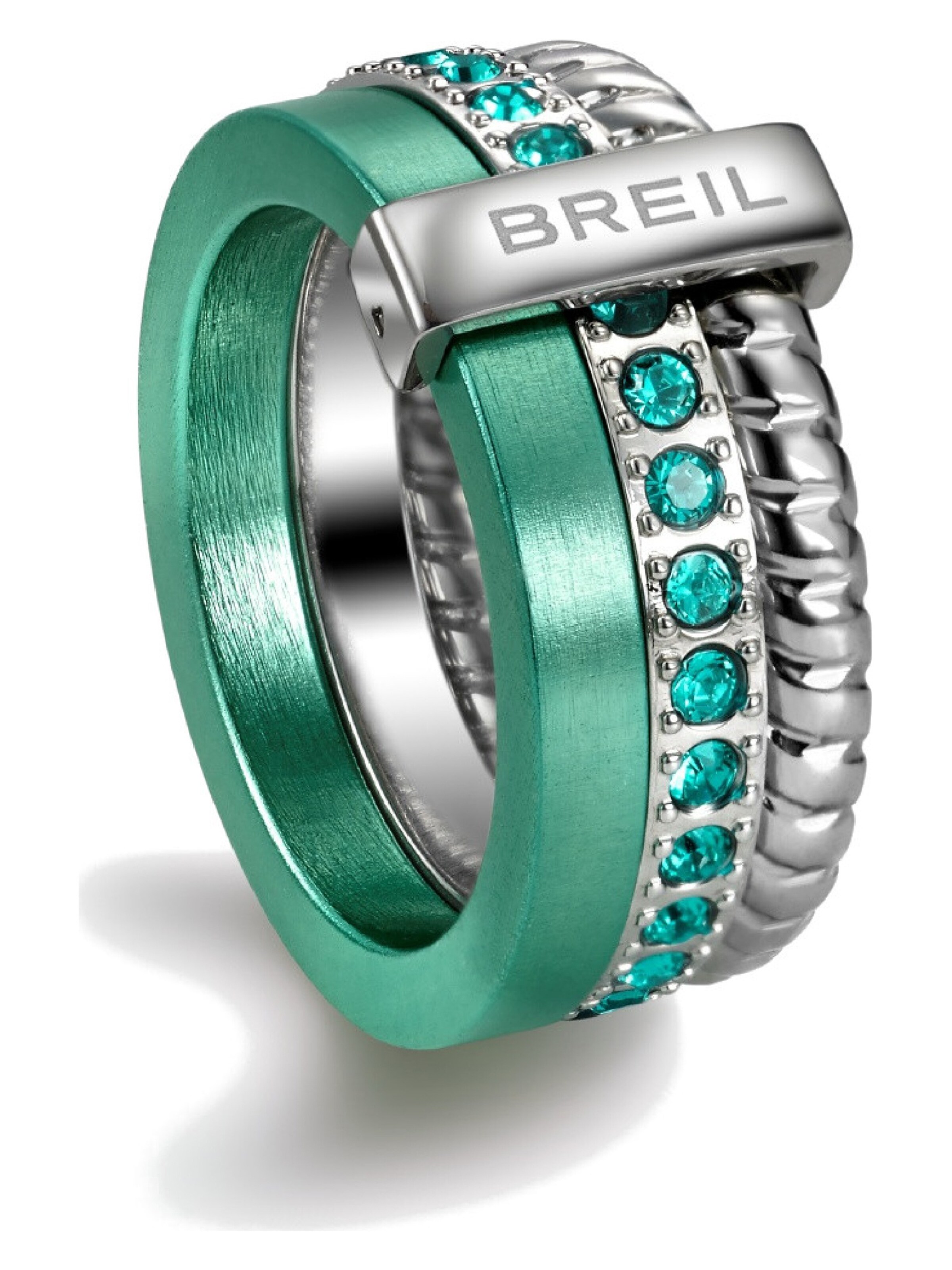 Breil Ring 'TJ1728' in Green: front