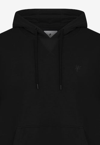 DENIM CULTURE Sweatshirt 'JOSE' in Zwart