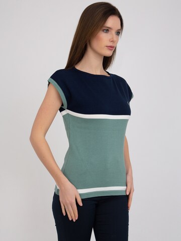 Sir Raymond Tailor Sweater 'Thaiss' in Green