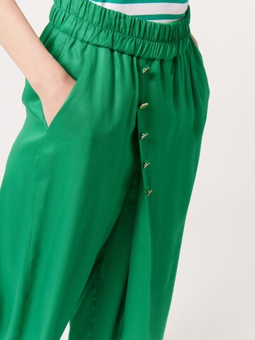 NAF NAF Wide leg Pants 'Palma' in Green