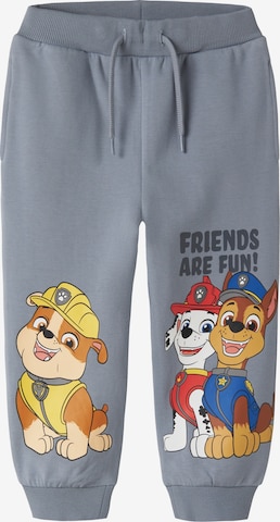NAME IT Tapered Pants 'NMMARGUS PAW' in Blue: front