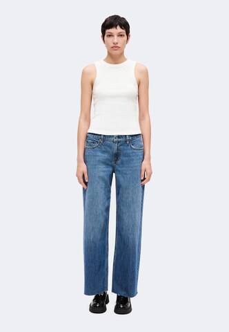 Abercrombie & Fitch Wide leg Jeans in Blue