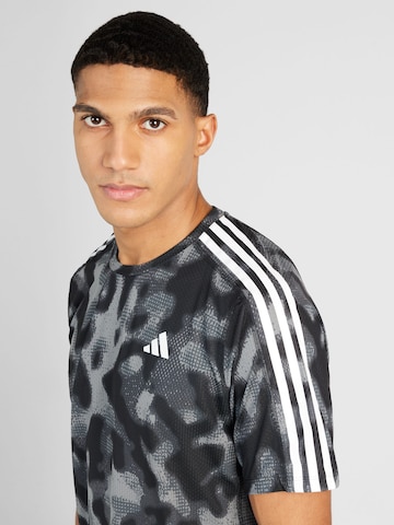 T-Shirt fonctionnel 'Own the Run' ADIDAS PERFORMANCE en gris