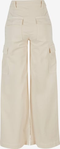 Urban Classics - Pierna ancha Pantalón cargo en beige