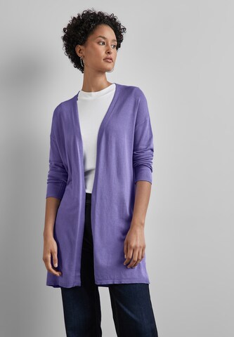 STREET ONE Strickjacke in Lila: Vorderseite
