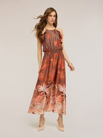 MOTIVI Dress in Orange: front
